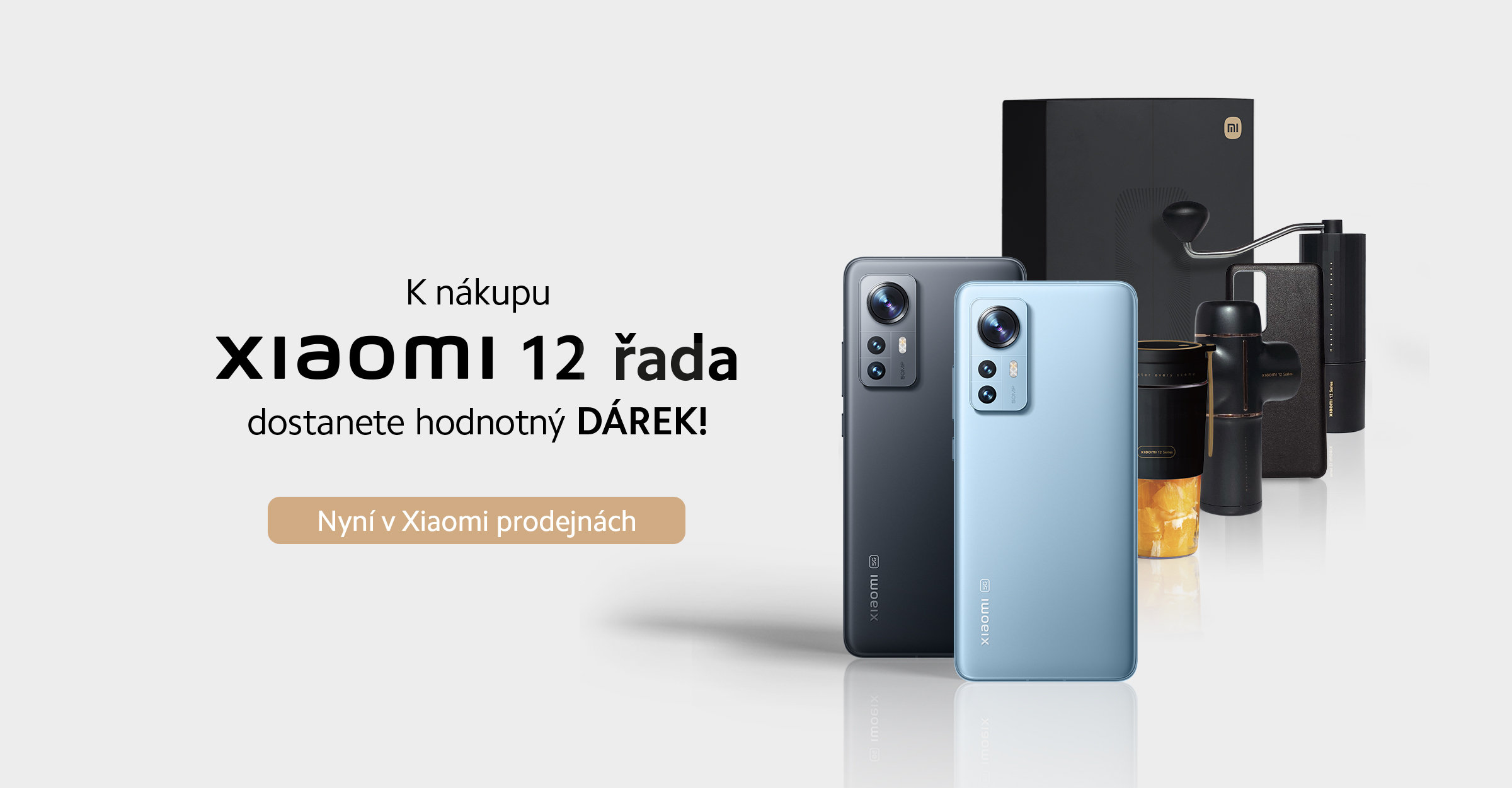 Hodnotné dárky k nákupu telefonu z Xiaomi 12 řady