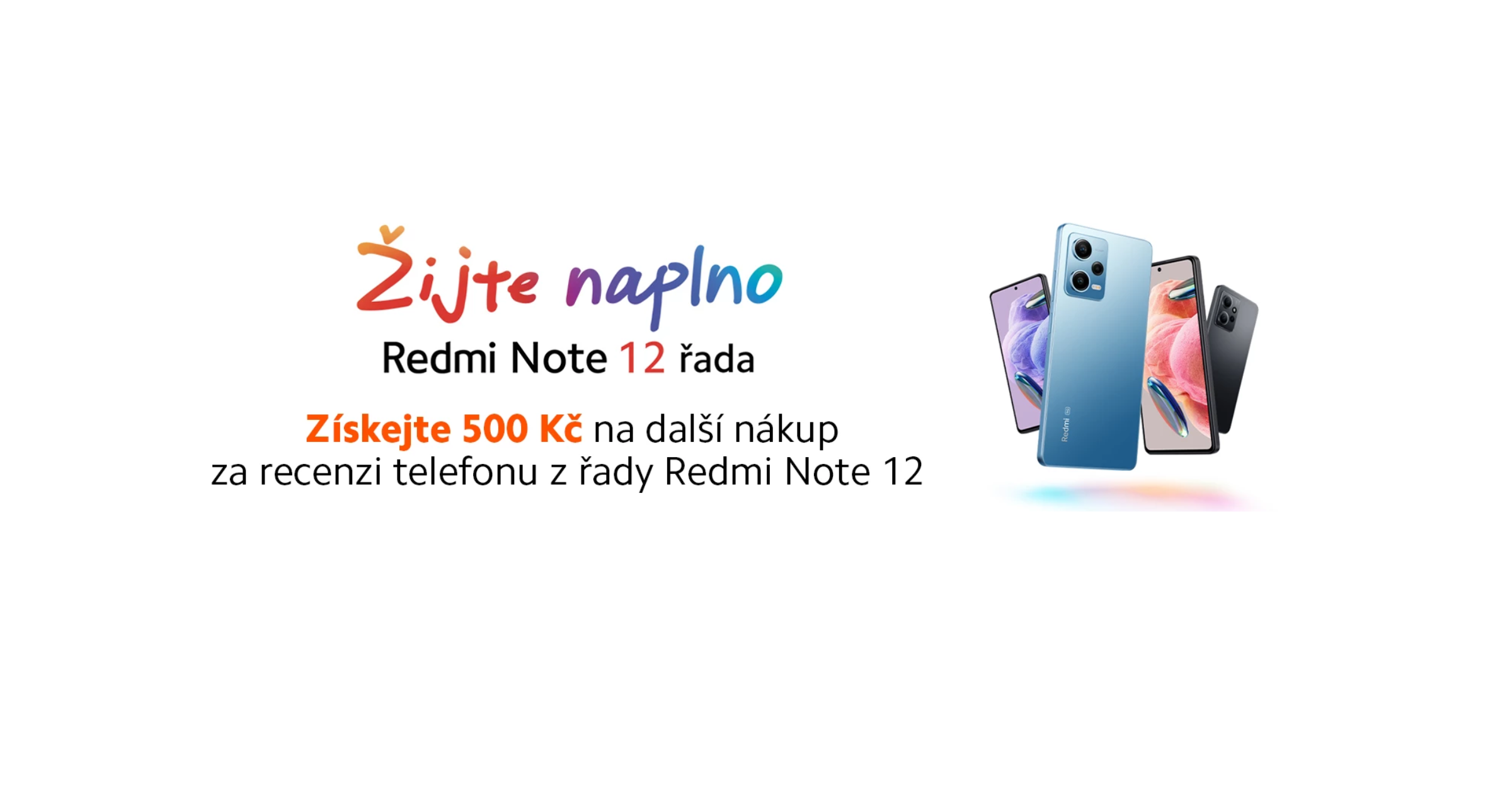 Odměna za recenzi řada Redmi Note 12