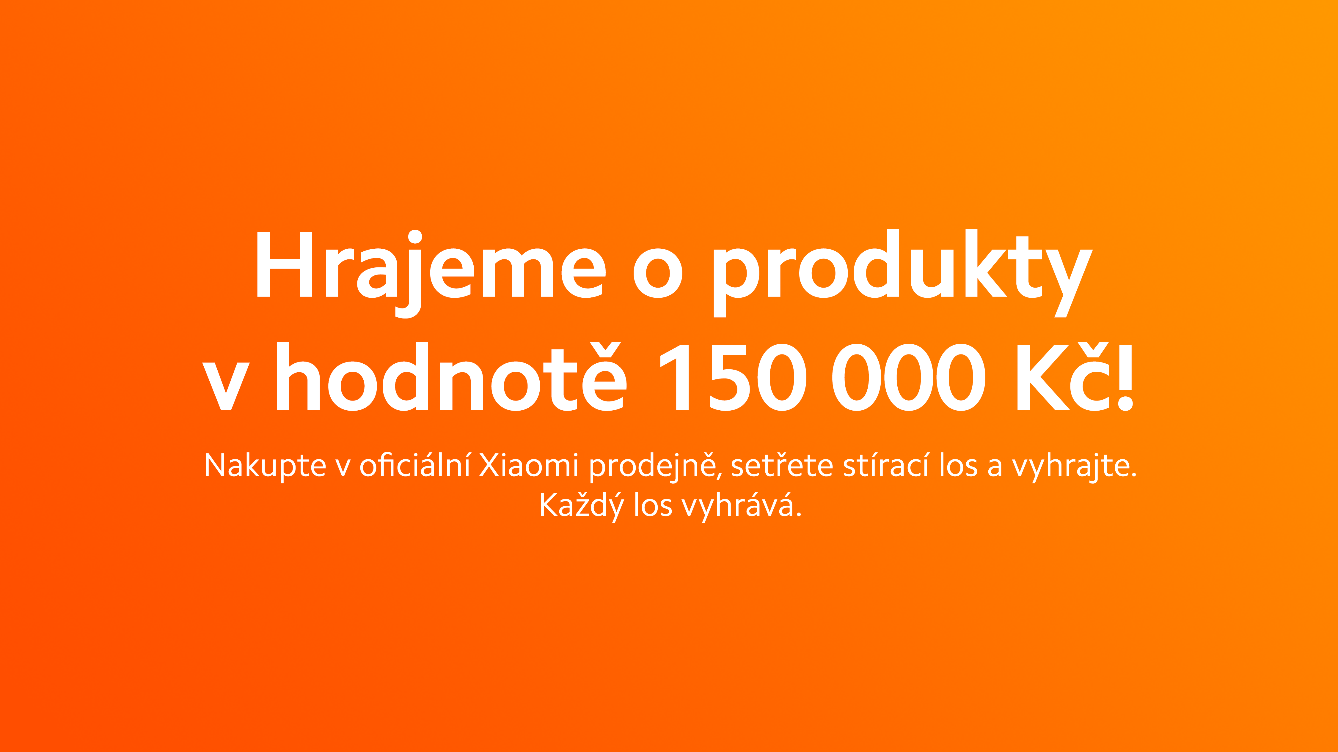 Stírací losy na prodejnách Xiaomi